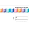 Custom Folded Rainbow Teeth Appointment Cards