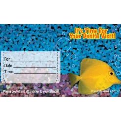 Custom Fresh & Bright Fishy Appointment Cards