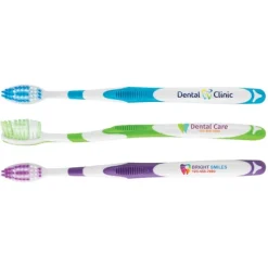 Custom Full Color SmileCare™ Adult Ridgeline Toothbrushes