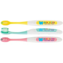 Custom Full Color SmileCare™ Toddler Panda Toothbrushes