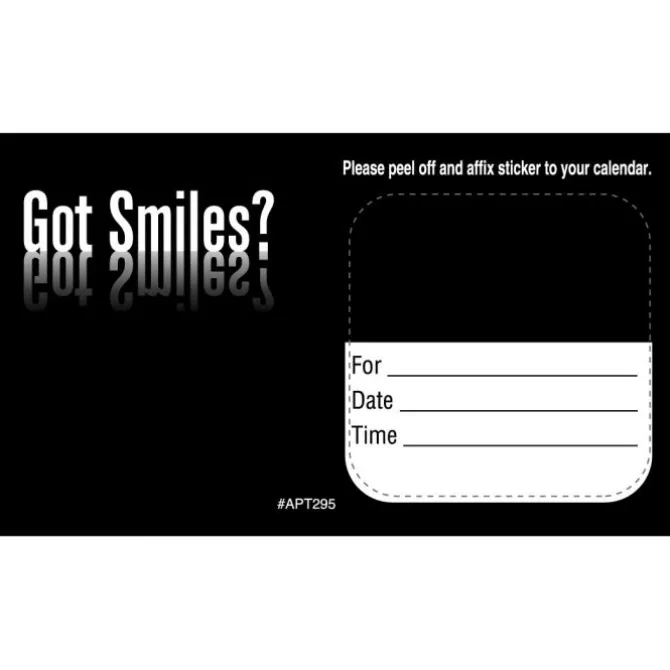 Custom Got Smiles? Appointment Cards