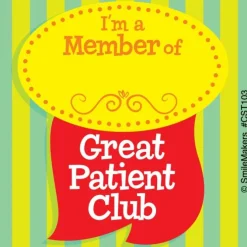 Custom Great Patient Club Stickers