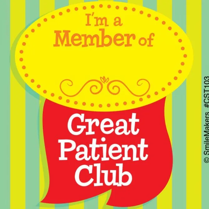 Custom Great Patient Club Stickers