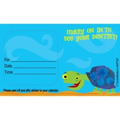 Custom Hurry Turtle Appointment Cards