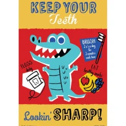 Custom Keep Teeth Sharp Recall Cards