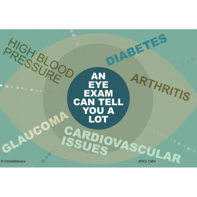 Custom Medical Eye Exam Recall Cards