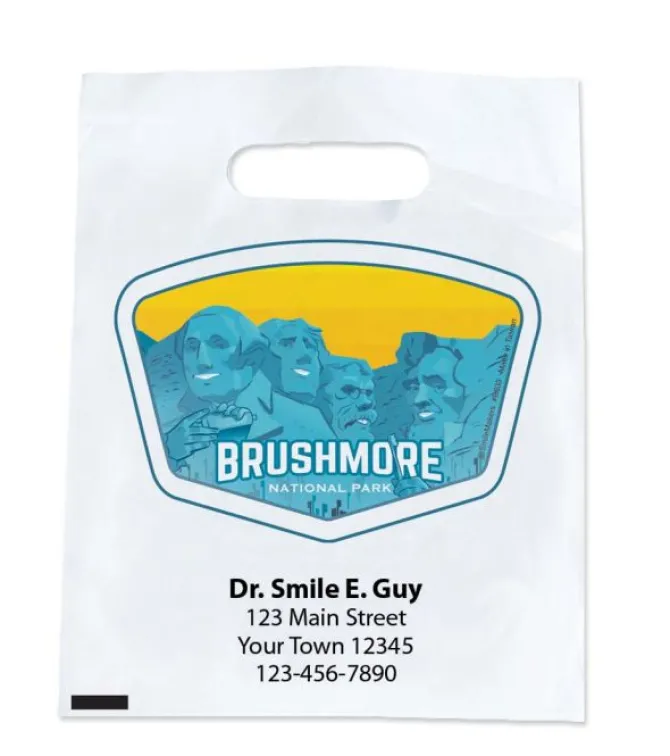 Custom Mt. Brushmore Take Home Bags