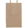 Custom Natural Kraft Paper Shopper Bags - Small