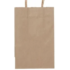 Custom Natural Kraft Paper Shopper Bags - Small