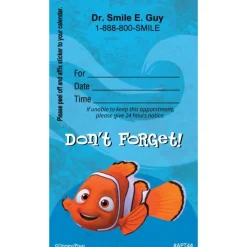 Custom Nemo Cute Dont Forget Appointment Cards