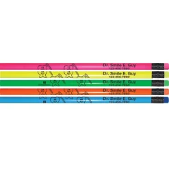 Custom Neon Brushing Teeth Pencils