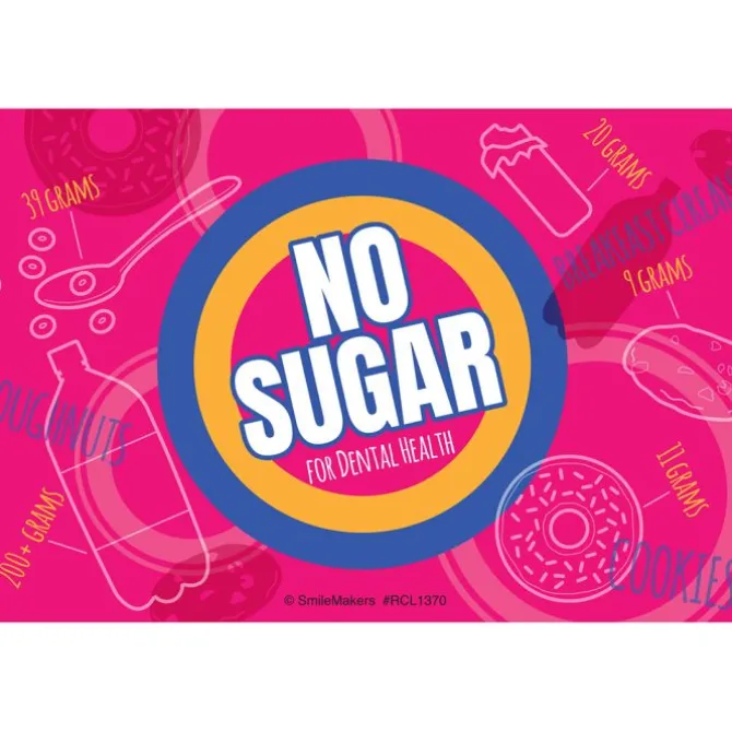 Custom No Sugar Dental Recall Cards
