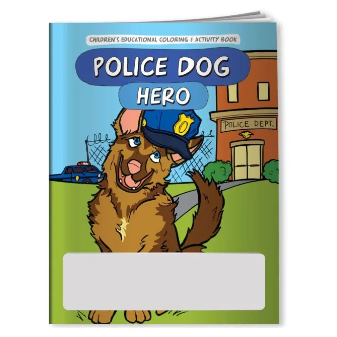 Custom Police Dog Coloring Books