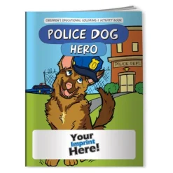 Custom Police Dog Coloring Books