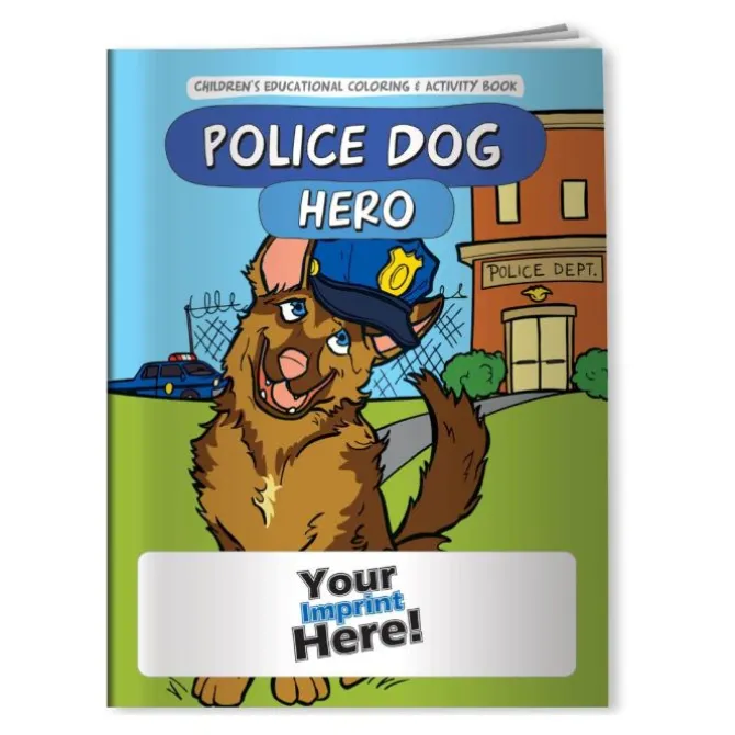 Custom Police Dog Coloring Books