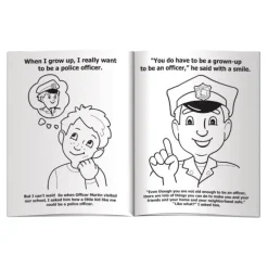 Custom Police Officer Coloring Books