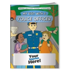 Custom Police Officer Coloring Books