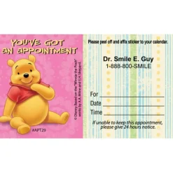 Custom Pooh You've Got an Appointment Cards