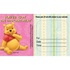 Custom Pooh You've Got an Appointment Cards