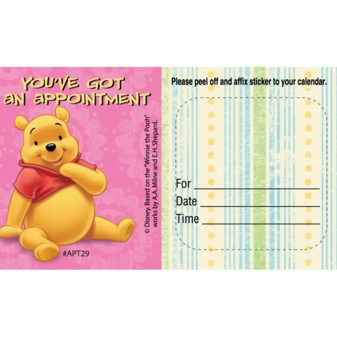 Custom Pooh You've Got an Appointment Cards