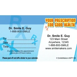 Custom Prescription 4 Health Appointment Cards