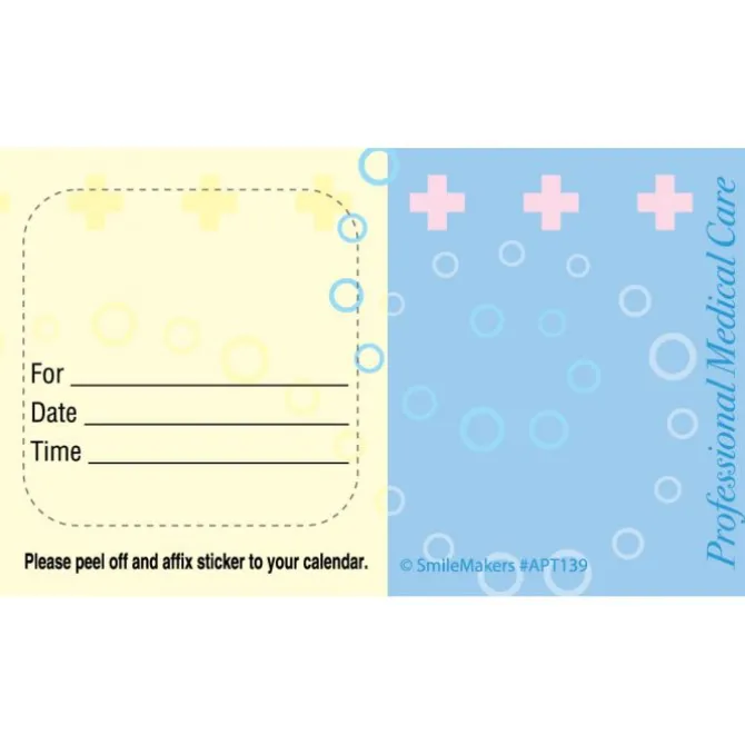 Custom Professional Medical Care Appointment Cards