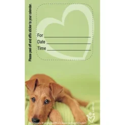 Custom Rachael Hale Green Pup Appointment Cards