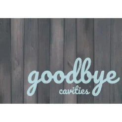 Custom Rustic Goodbye Cavities Recall Cards