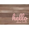 Custom Rustic Hello Dental Recall Cards