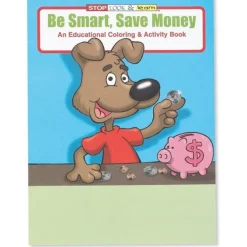 Custom Save Money Coloring Books