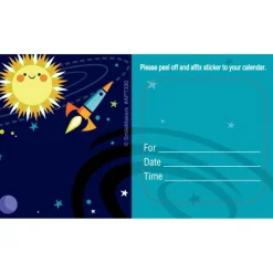 Custom Silly Space Appointment Cards