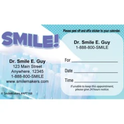 Custom Smile Appointment Cards