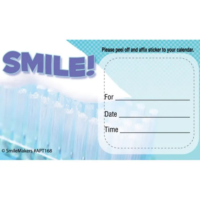 Custom Smile Appointment Cards