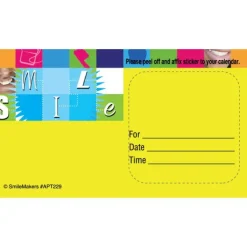 Custom Smile Blocks Appointment Cards
