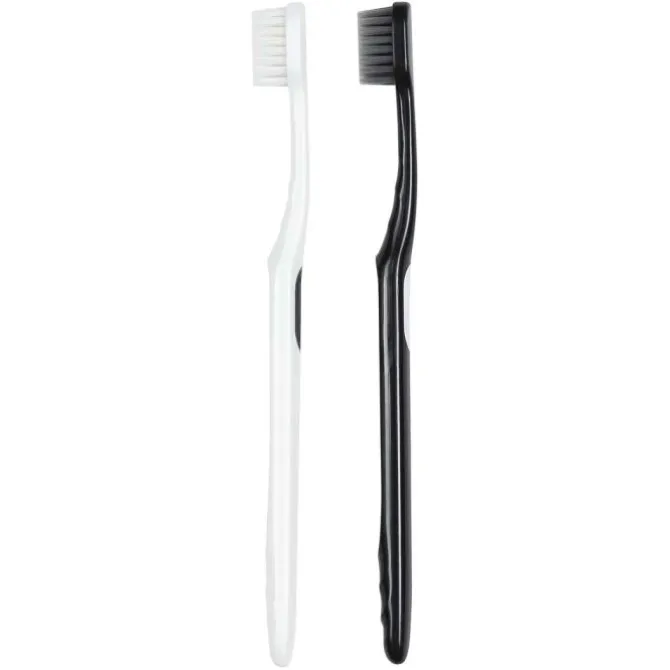 Custom SmileCare™ Adult Assorted Black & White Ultrafine Toothbrushes
