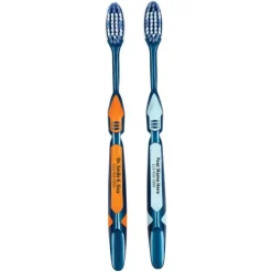 Custom SmileCare™ Adult Diamond Grip with Tongue Cleaner Toothbrushes