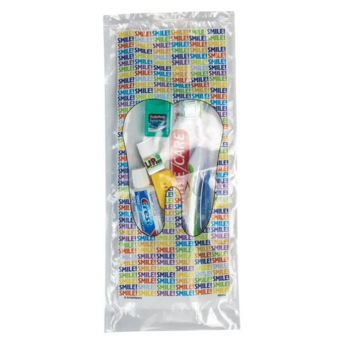 Custom SmileCare™ Adult Smile! Preference Zippered Bag Dental Kits