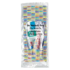 Custom SmileCare™ Adult Smile! Basic Zippered Bag Dental Kits