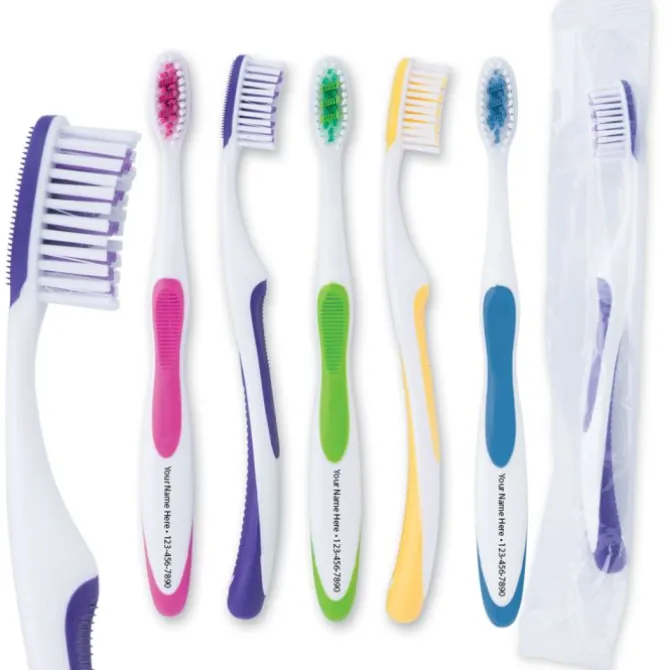 Custom SmileCare™ Adult Super Grip Toothbrushes - Case