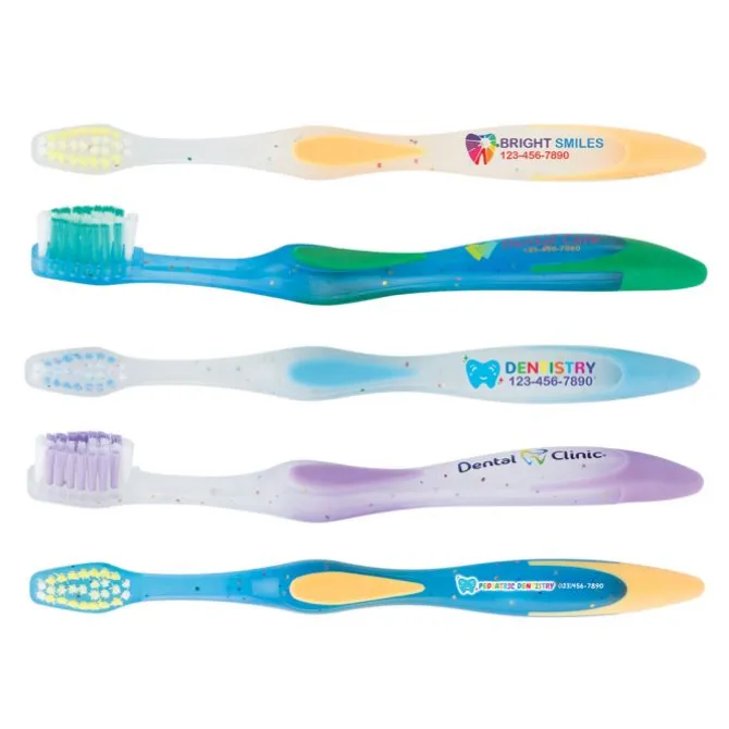 Custom SmileCare™ Full Color Toddler Premium Toothbrushes