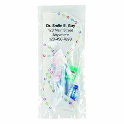 Custom SmileCare™ Orthodontic Basic Zippered Bag Dental Kits