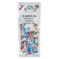 Custom SmileCare™ Youth Dental Paratroopers Premium Zippered Bag Dental Kits