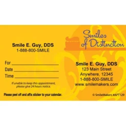 Custom Smiles of Distinction Appointment Cards