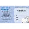 Custom Smiling Tooth Appointment Cards