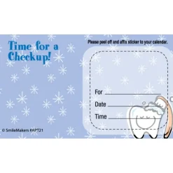 Custom Smiling Tooth Appointment Cards