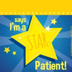 Custom Star Patient Stickers