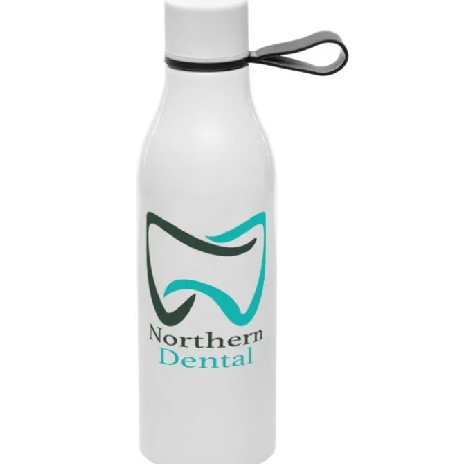Custom Sublimation Carry Loop Water Bottle - 16 ounce