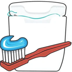 Custom Toothbrush & Floss Shaped Magnets