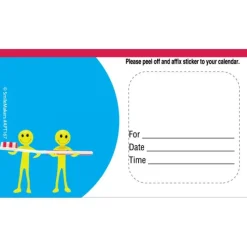 Custom Toothbrush Little Reminder Appointment Cards