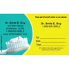 Custom Toothbrush & Paste Appointment Cards